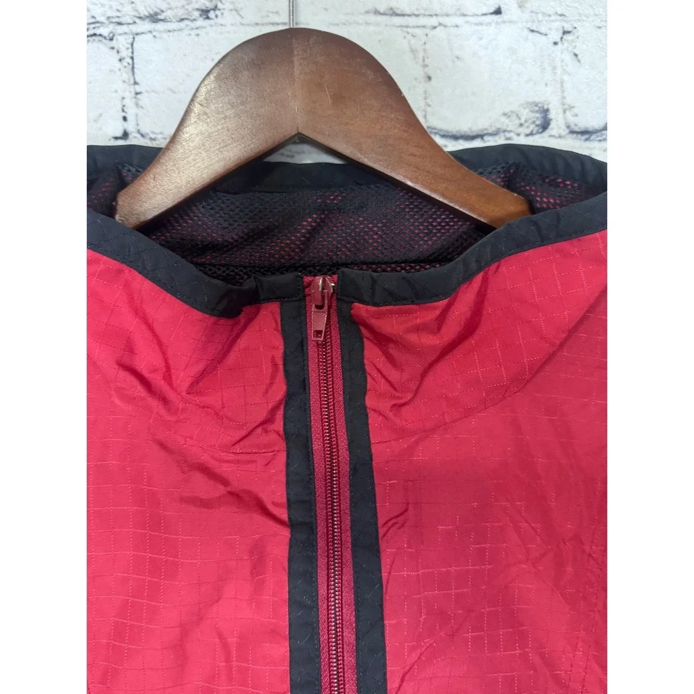 LOGO‎ 7 Arkansas Razorbacks Track Jacket Windbreaker Mens XXL Red